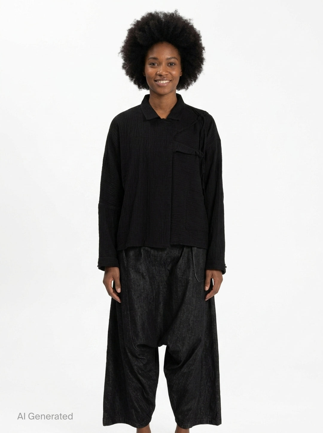 Asymmetrical Batwing Top | Anaabu | Club21 - front