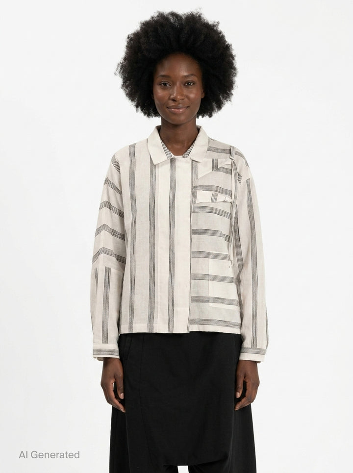 Asymmetrical Batwing Top | Anaabu | Club21 - front
