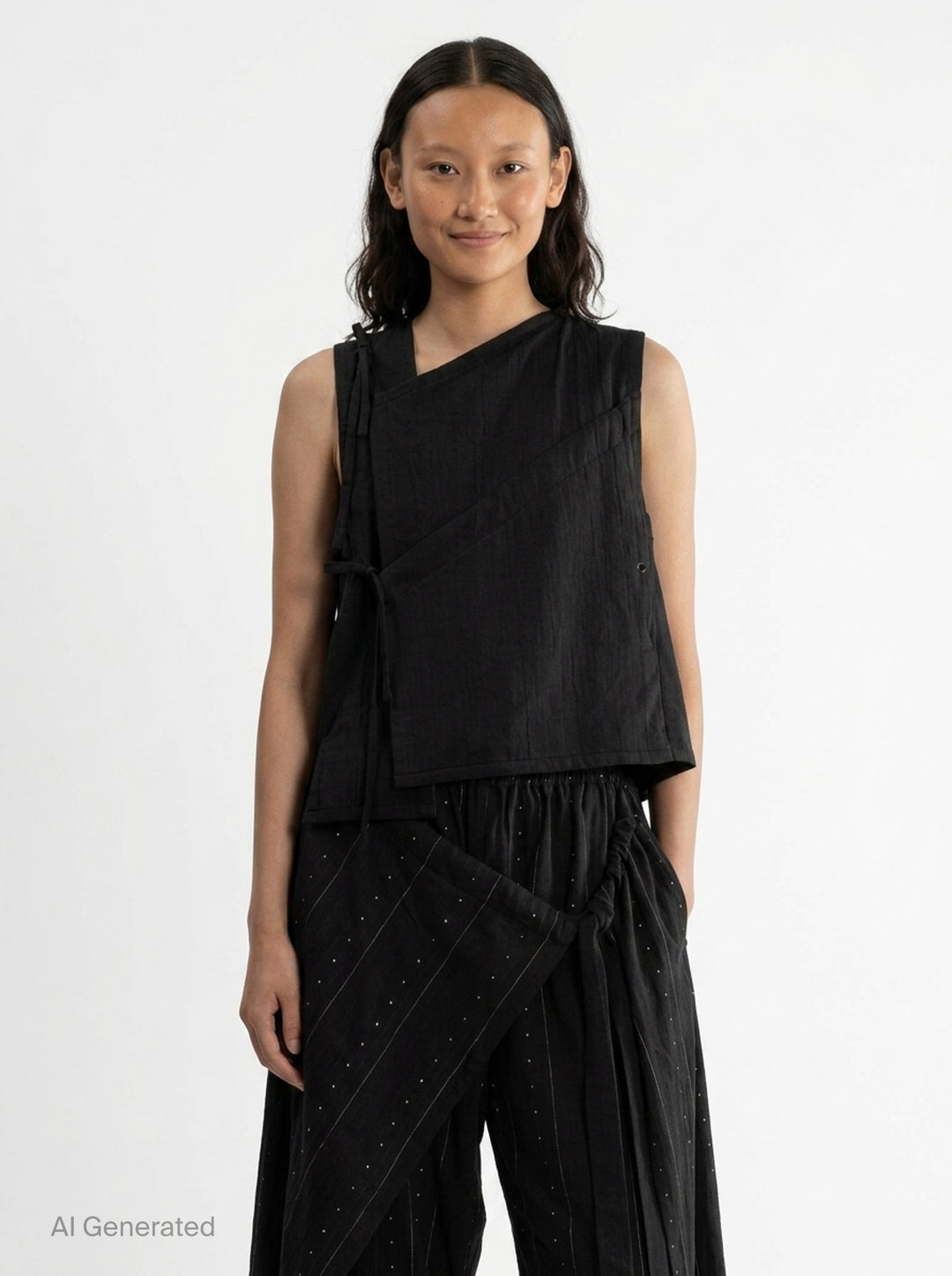 Asymmetrical Vest | Anaabu | Club21 - front