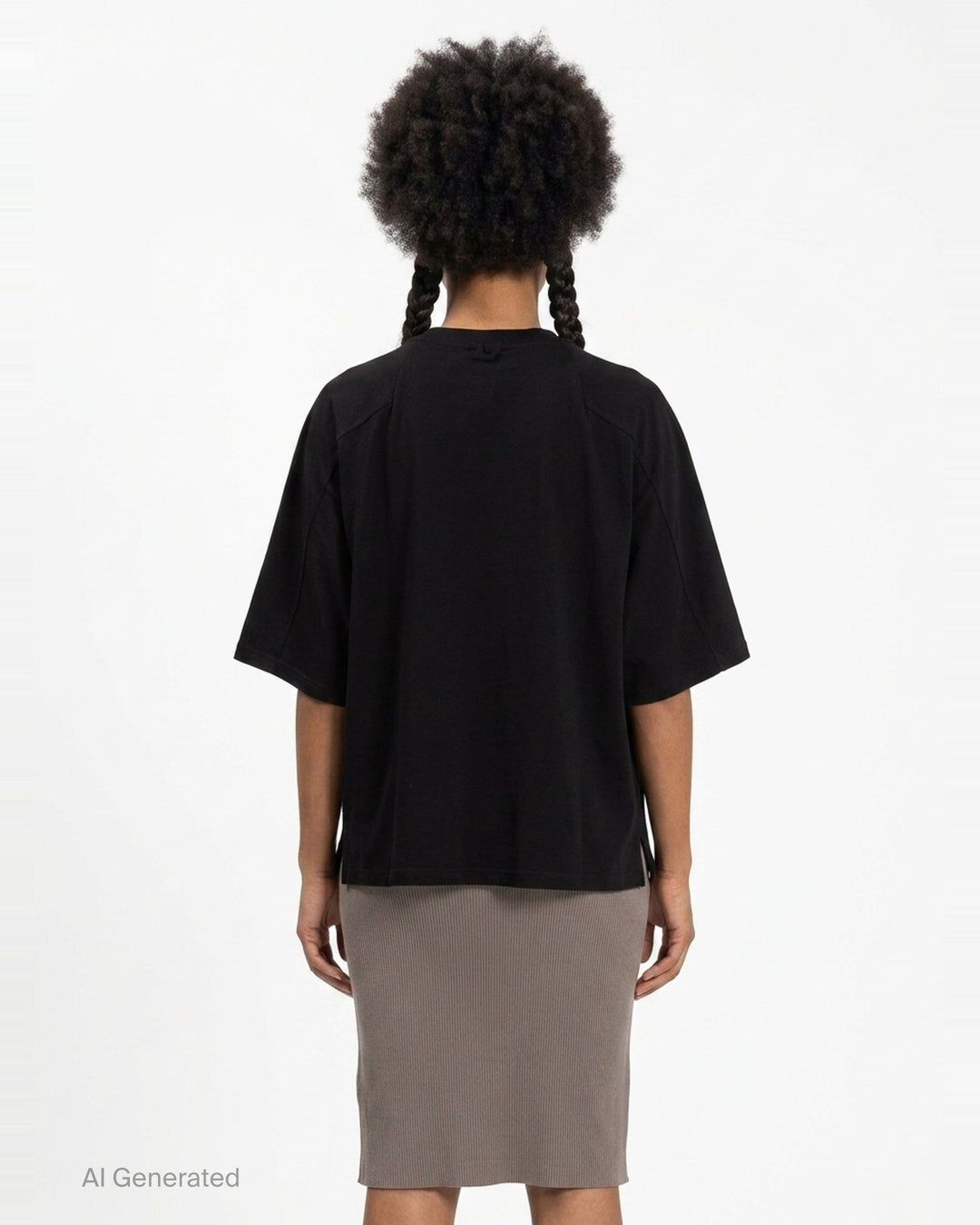 Boxy Short Sleeve Tee | Anaabu | Club21 - back
