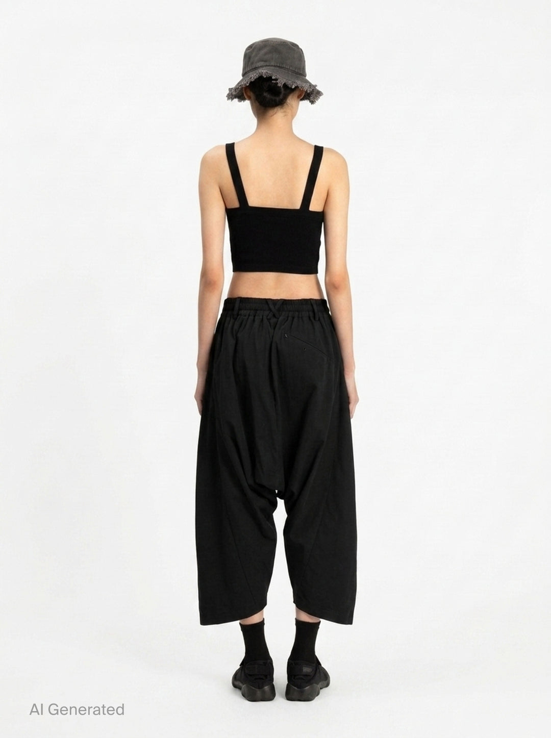 Dropped Culotte Pants | Anaabu | Club21 - back