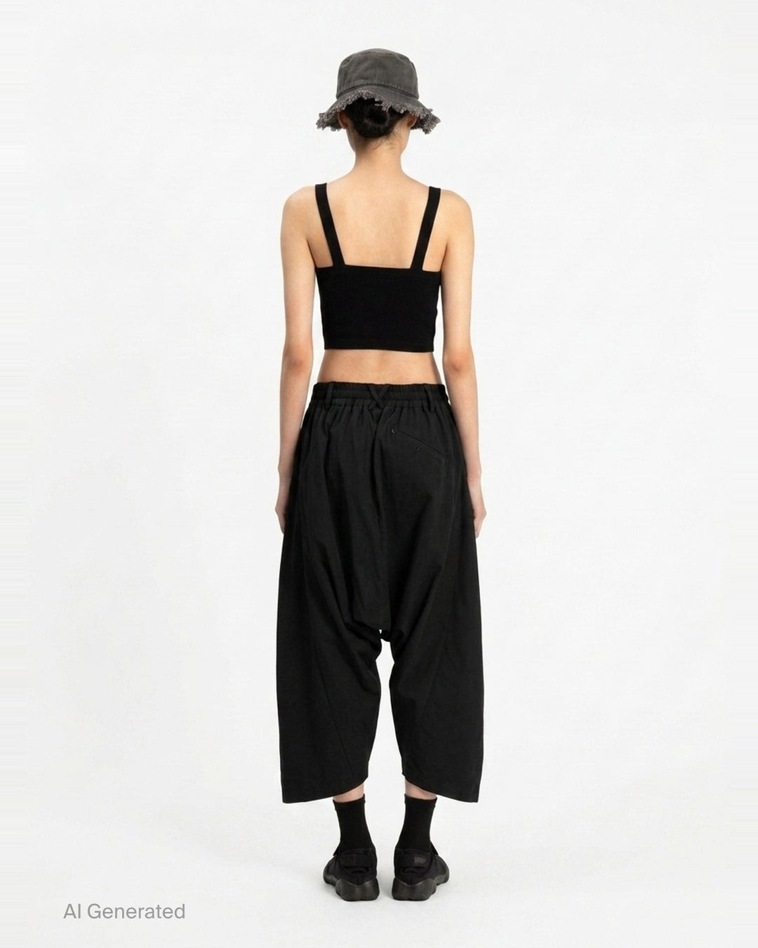 Dropped Culotte Pants | Anaabu | Club21 - back