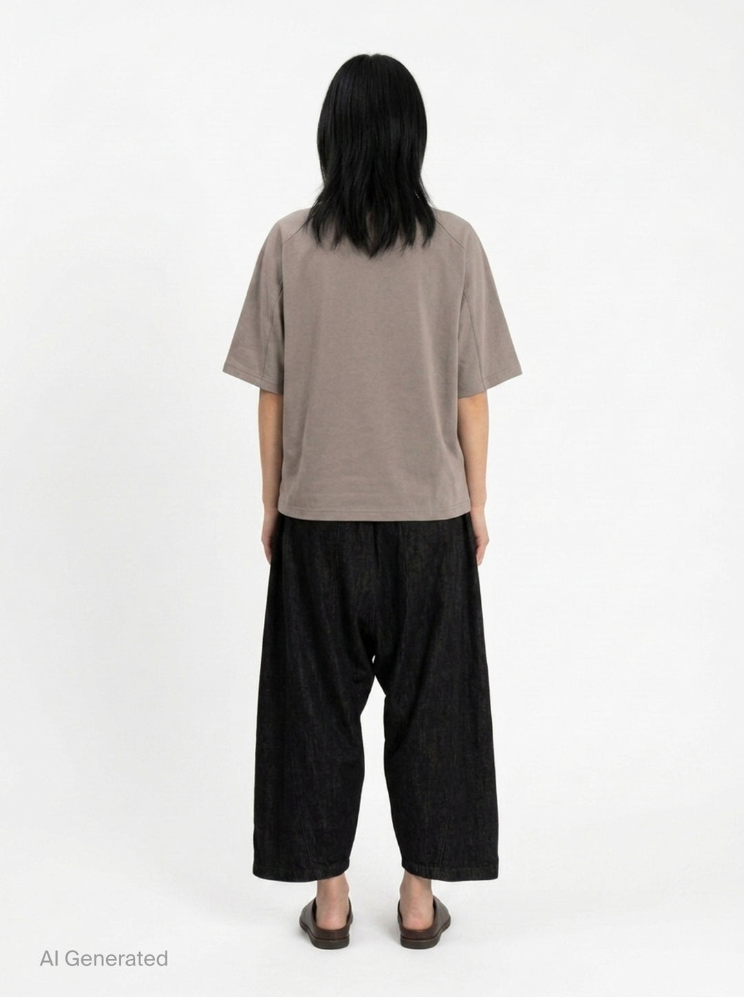 Dropped Culotte Pants | Anaabu | Club21 - back