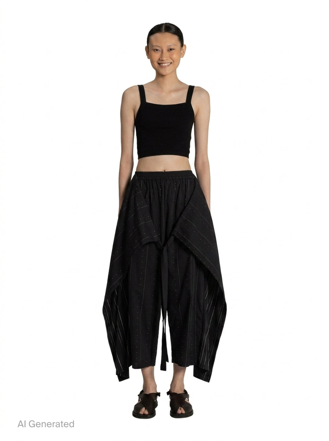 The Skants Draped Pants | Anaabu | Club21 - front