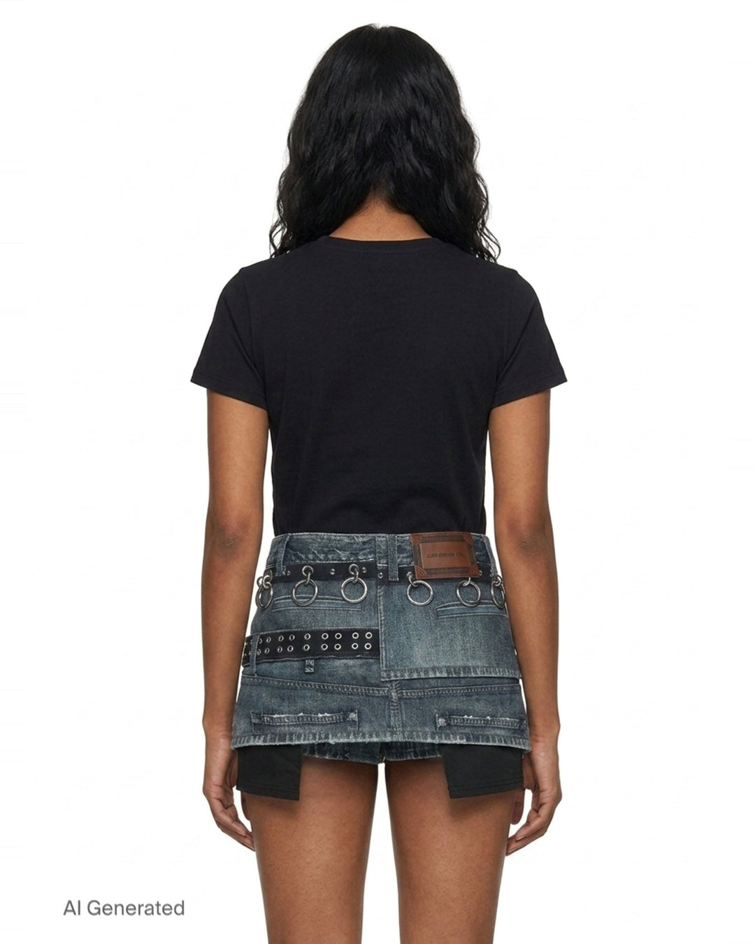 Asymmetric Layered Wrap Skirt | Andersson Bell | Club21 - back