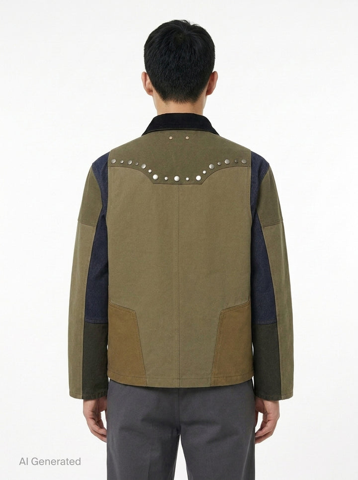 Austin Patchwork Washed Jacket | Andersson Bell | Club21 - back