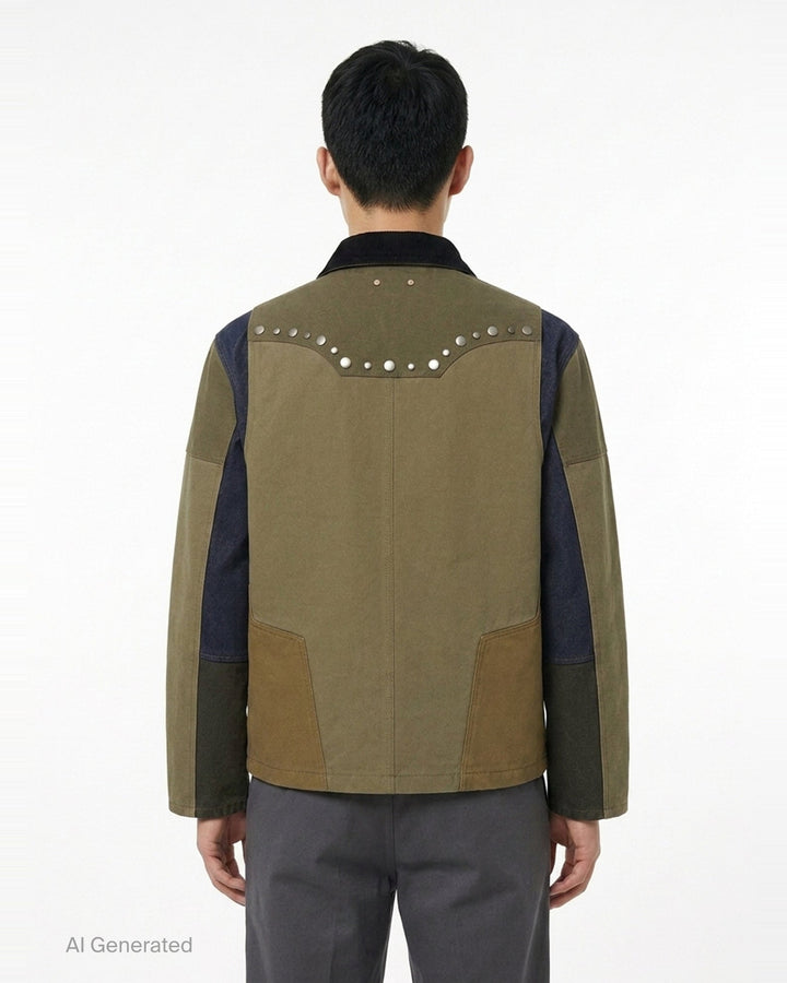 Austin Patchwork Washed Jacket | Andersson Bell | Club21 - back