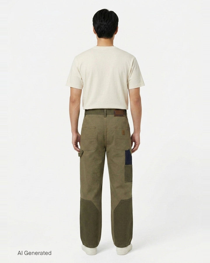 Austin Patchwork Wide-Leg Jeans | Andersson Bell | Club21 - back