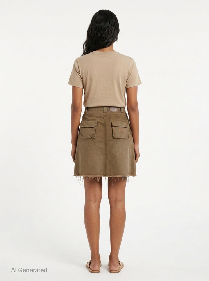 Cargo Pocket Wrap Skirt | Andersson Bell | Club21 - back