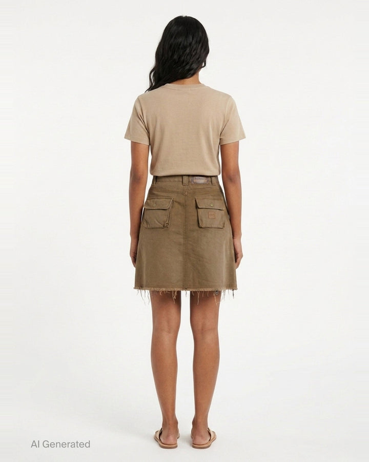 Cargo Pocket Wrap Skirt | Andersson Bell | Club21 - back