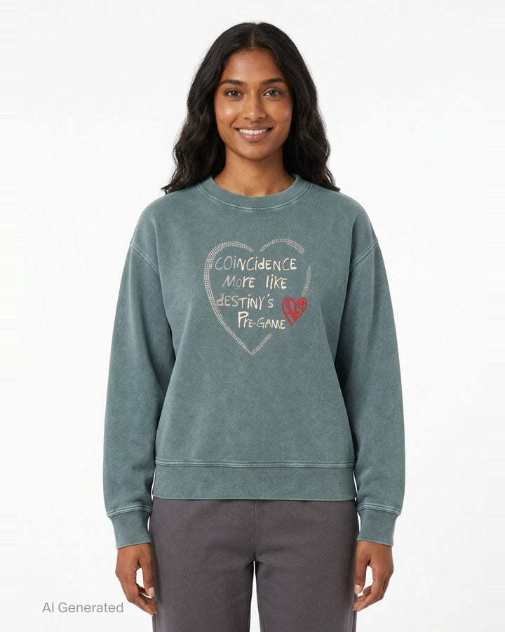 Heart Graphic Unisex Sweatshirt | Andersson Bell | Club21 - front