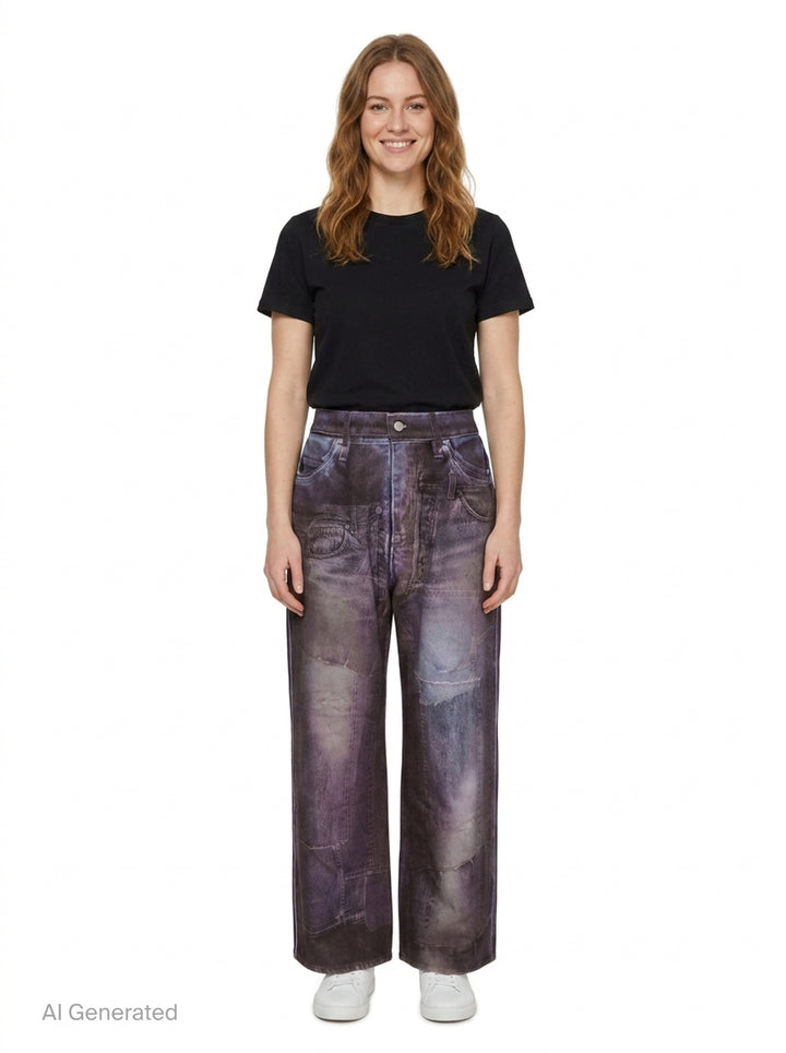 Illusion Patchwork Jeans | Andersson Bell | Club21 - front