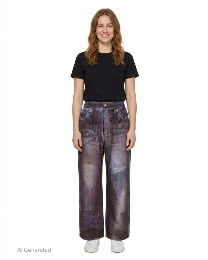 Illusion Patchwork Jeans | Andersson Bell | Club21 - front