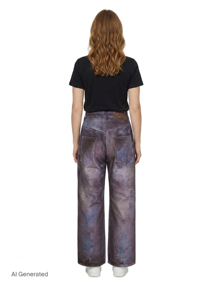 Illusion Patchwork Jeans | Andersson Bell | Club21 - back