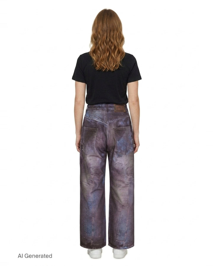 Illusion Patchwork Jeans | Andersson Bell | Club21 - back