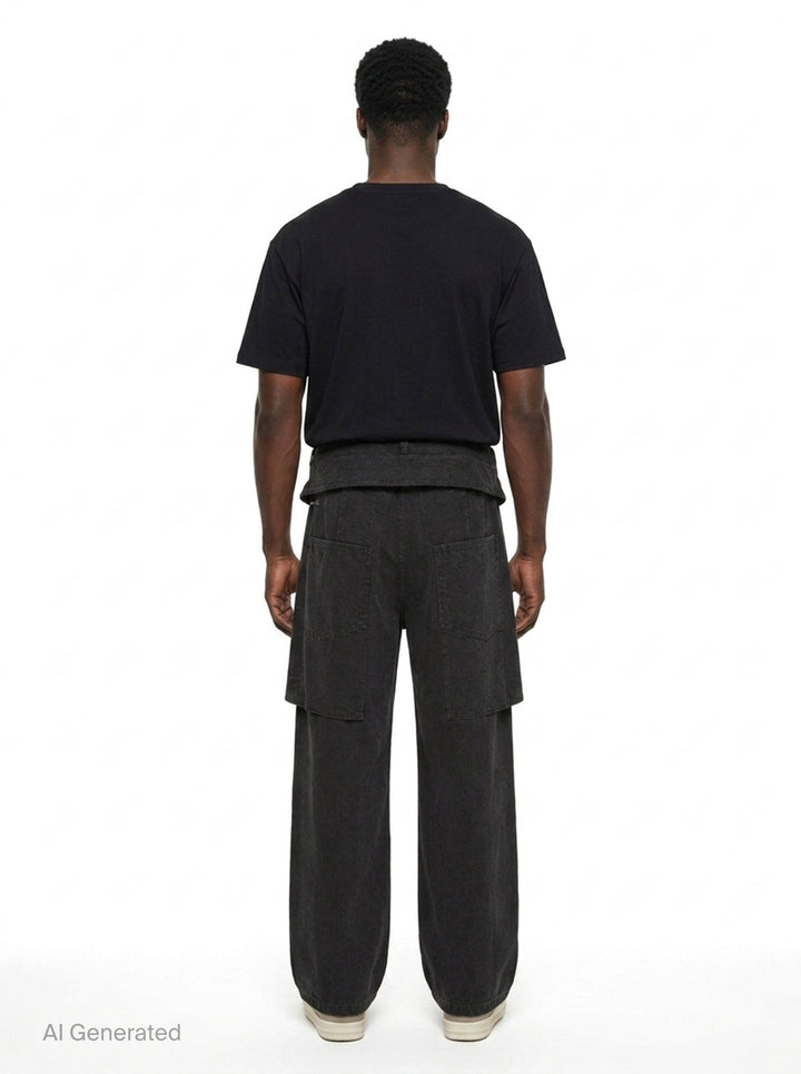 Raptor Three Layered Wide-Leg Pants | Andersson Bell | Club21 - back