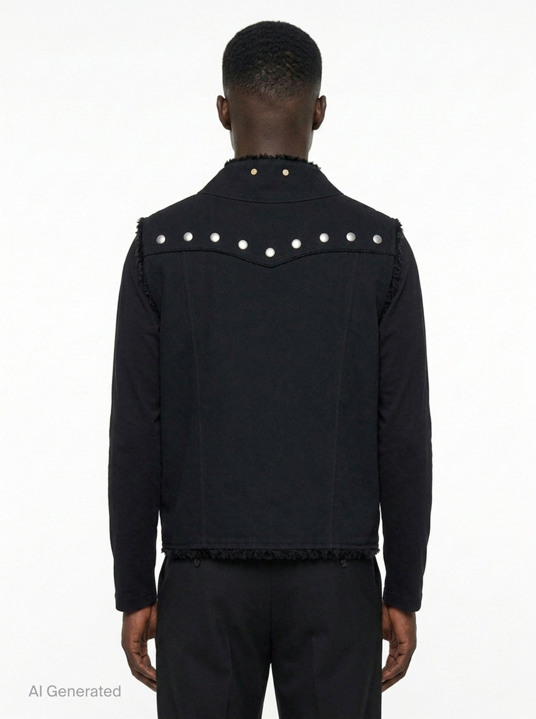 Reversible Collarless Vest | Andersson Bell | Club21 - back