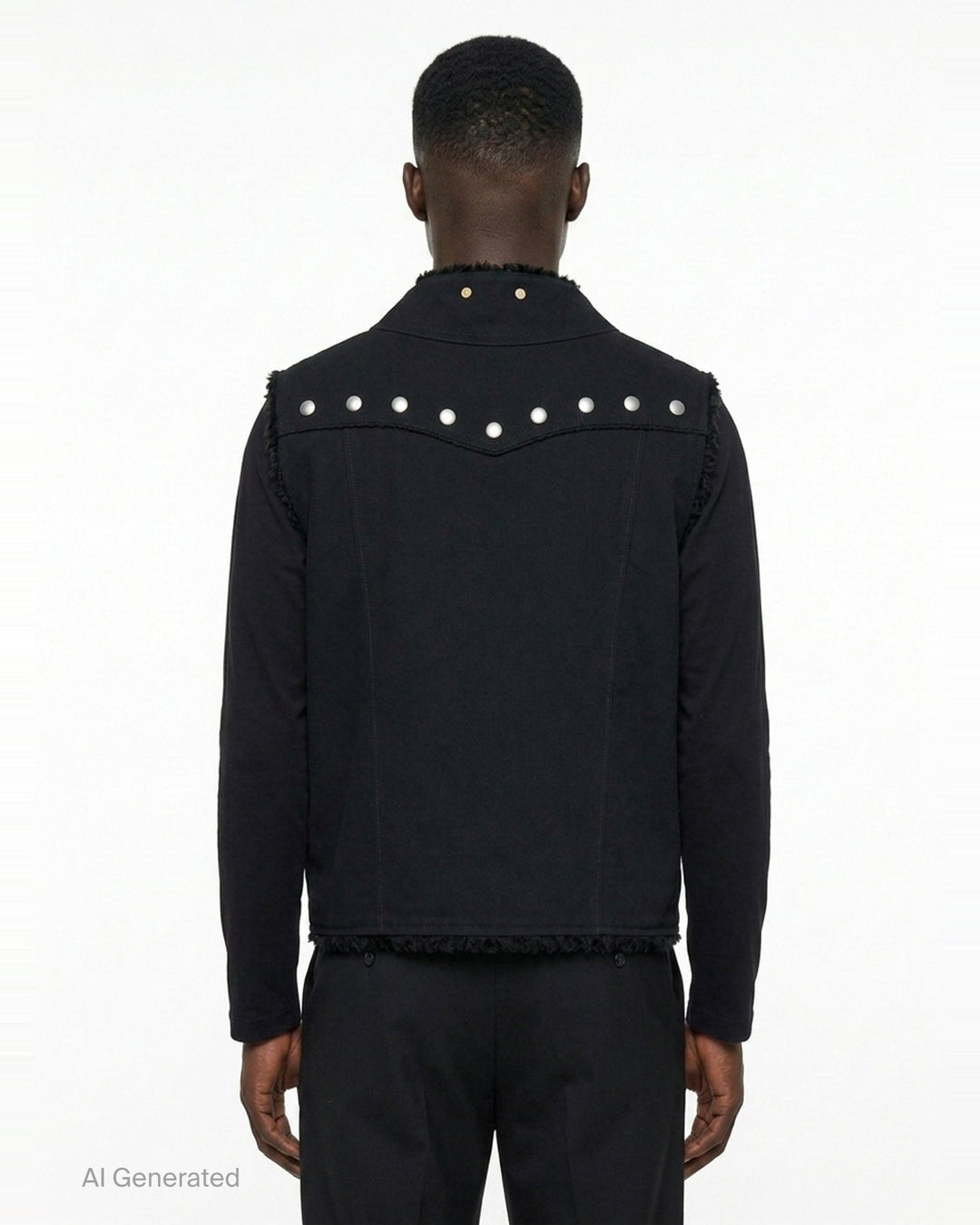Reversible Collarless Vest | Andersson Bell | Club21 - back