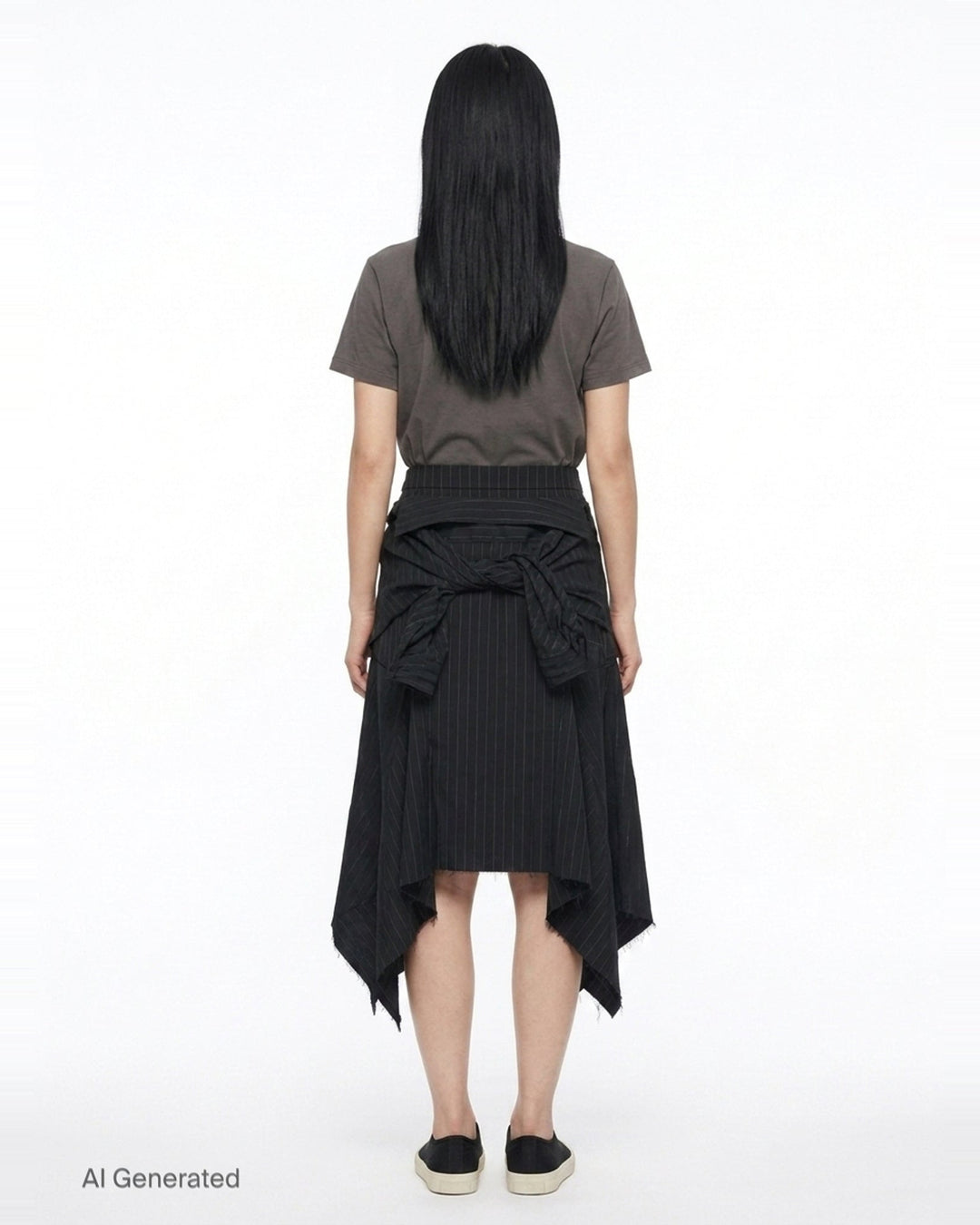 Sue Wrapped Asymmetric Skirt | Andersson Bell | Club21 - back