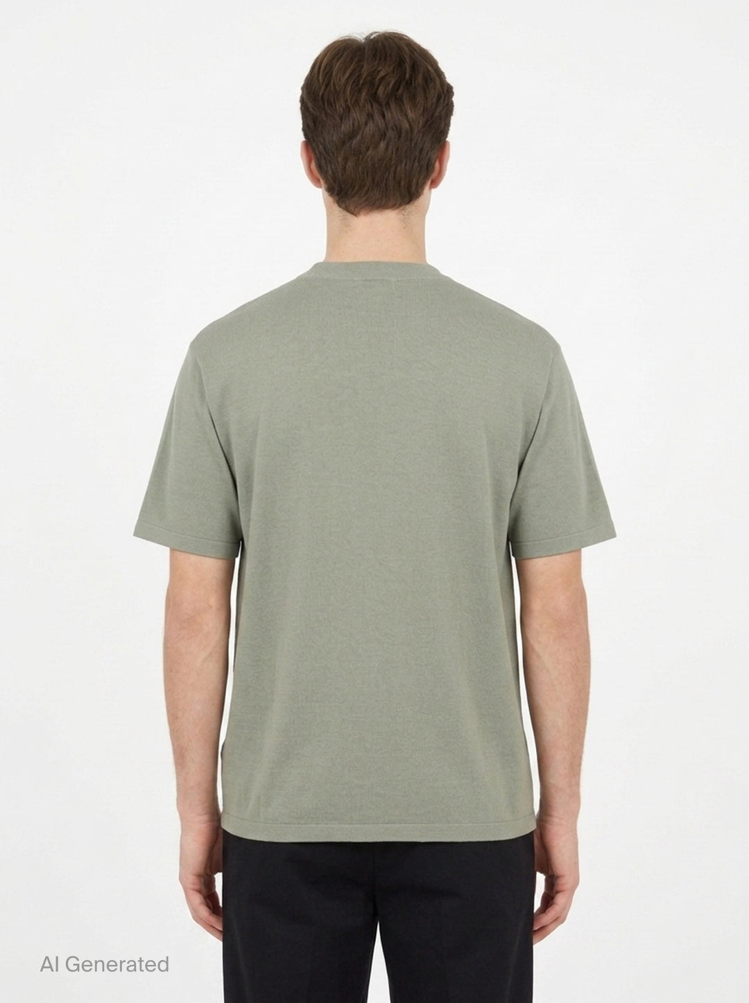 High Gauge Tussah Silk Tee | Auralee | Club21 - back