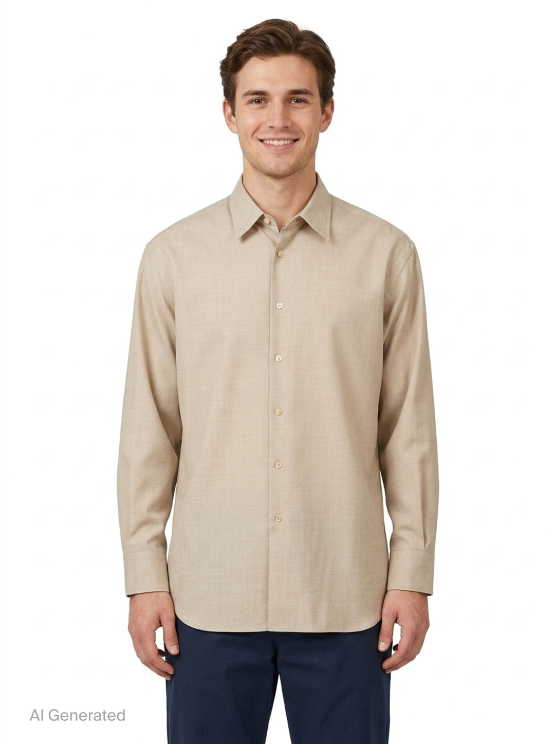 Super Light Wool Long Sleeve Shirt | Auralee | Club21 - front
