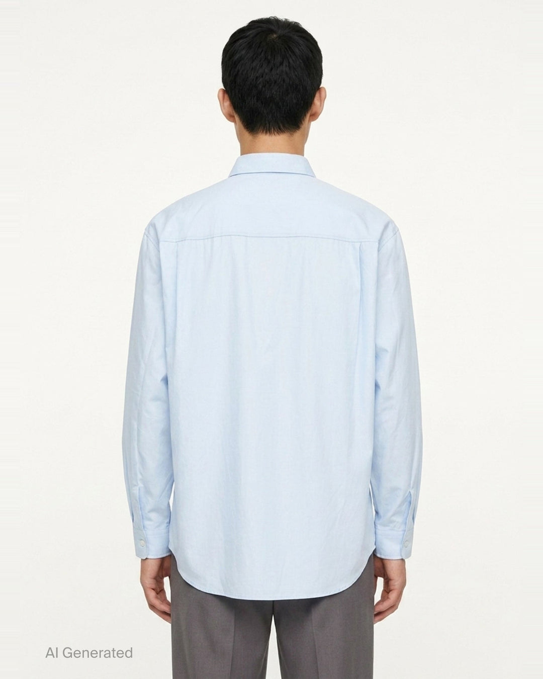 Washed Finx Twill Big Shirt | Auralee | Club21 - back