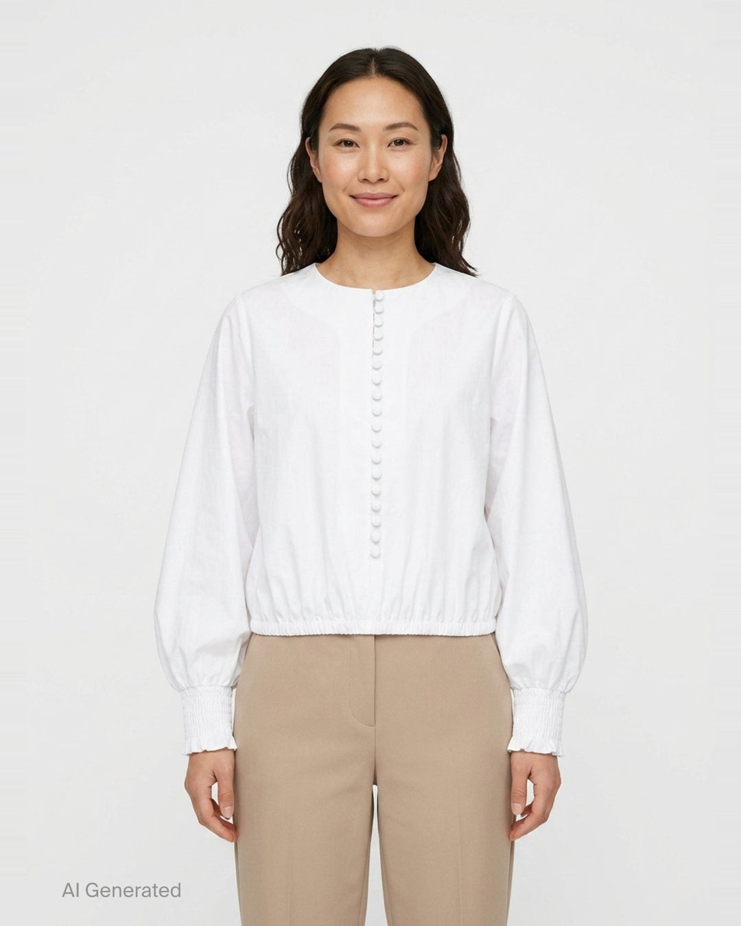 Batwing Poplin Shirt | Balmain | Club21 - front
