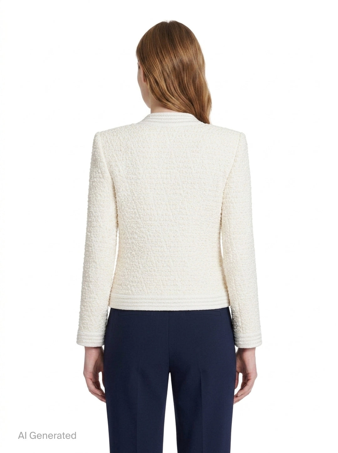 Four Pocket Tweed Jacket | Balmain | Club21 - back