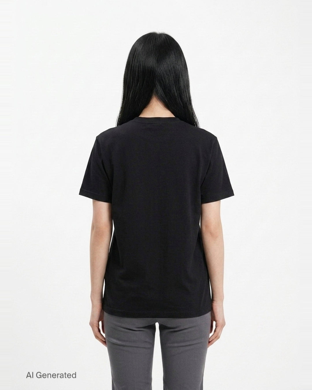 Balenciaga Cat Graphic Tee | Black Score | Club21 - back