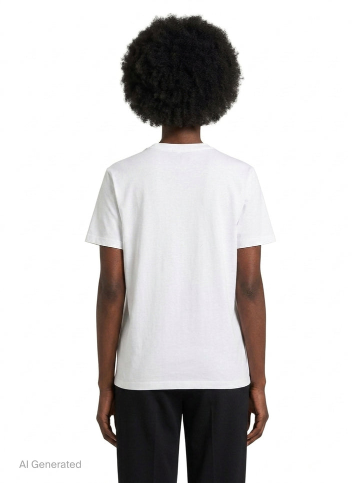 LV Bunny Graphic Tee | Black Score | Club21 - back