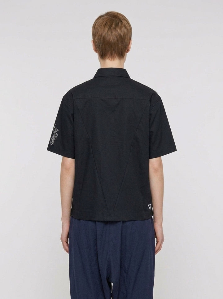 Junior Short Sleeve Shirt | Blackjack | Club21 - back female