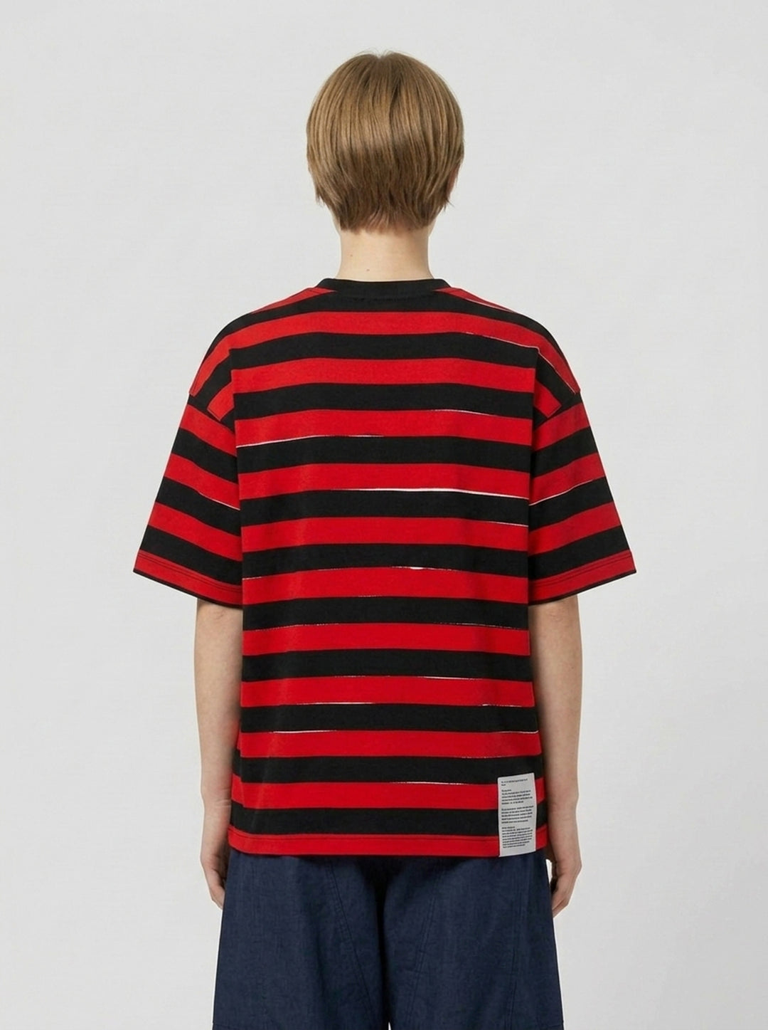 Menace Stripe Tee | Blackjack | Club21 - back female