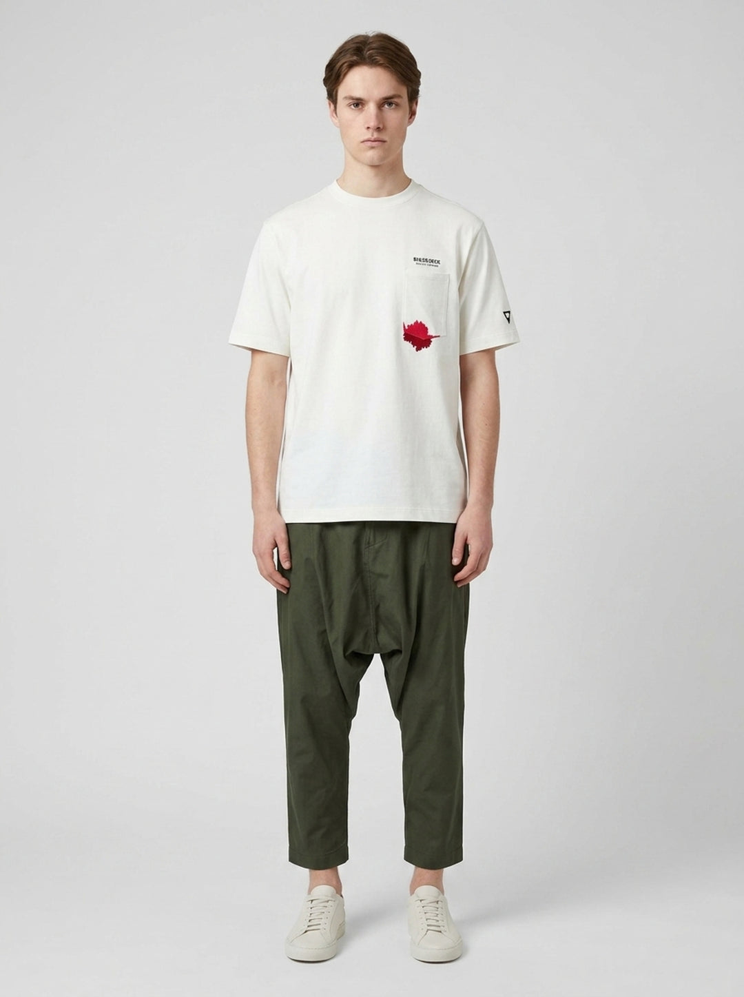 Slacker Drop-Crotch Pants | Blackjack | Club21 - front