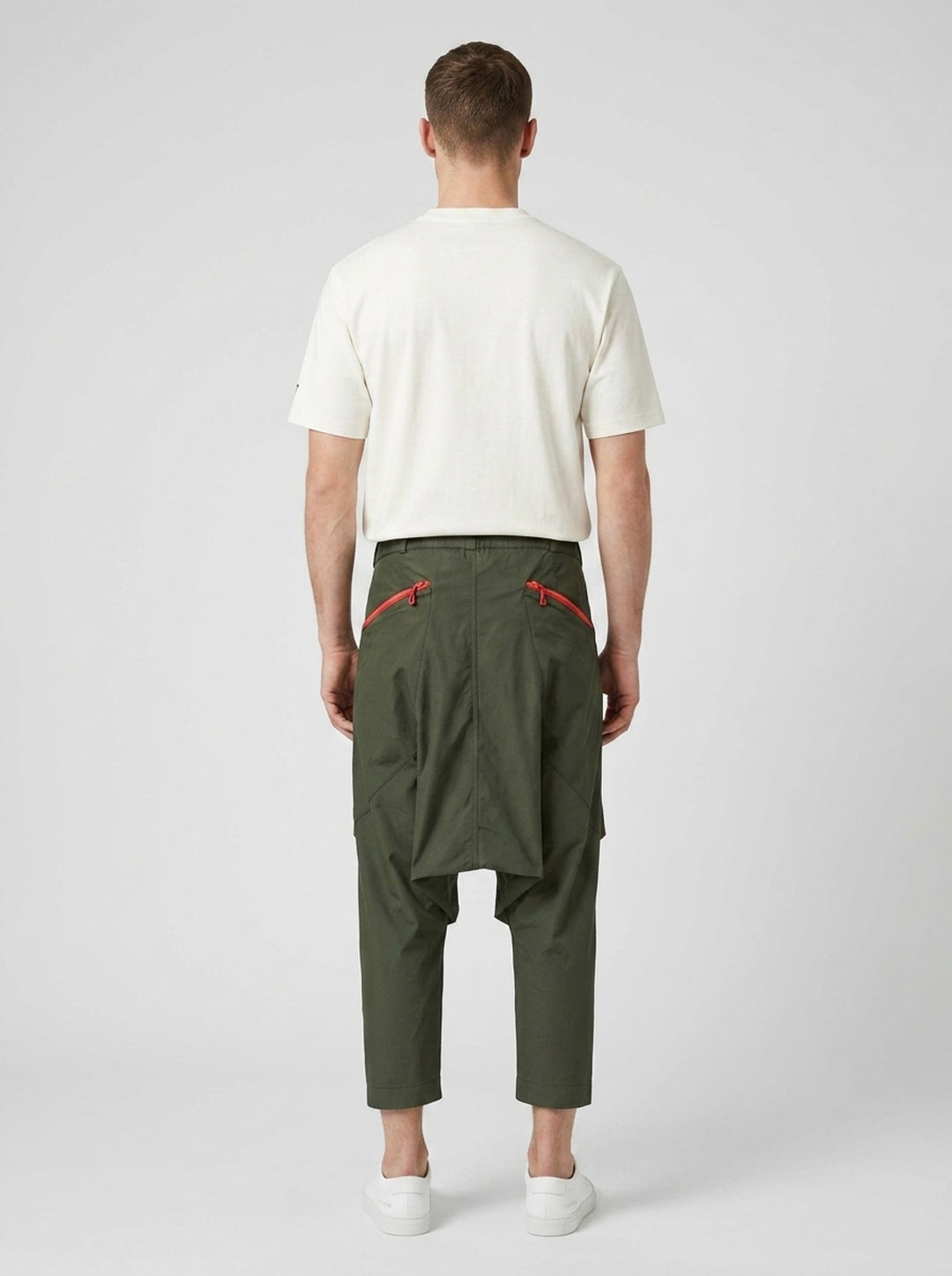 Slacker Drop-Crotch Pants | Blackjack | Club21 - back