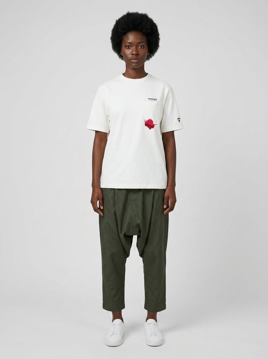 Slacker Drop-Crotch Pants | Blackjack | Club21 - front female