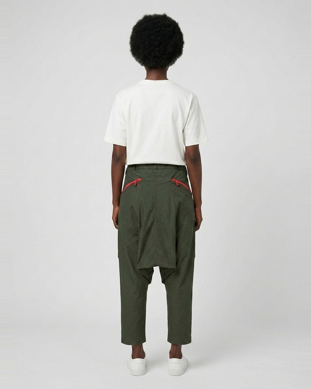 Slacker Drop-Crotch Pants | Blackjack | Club21 - back female