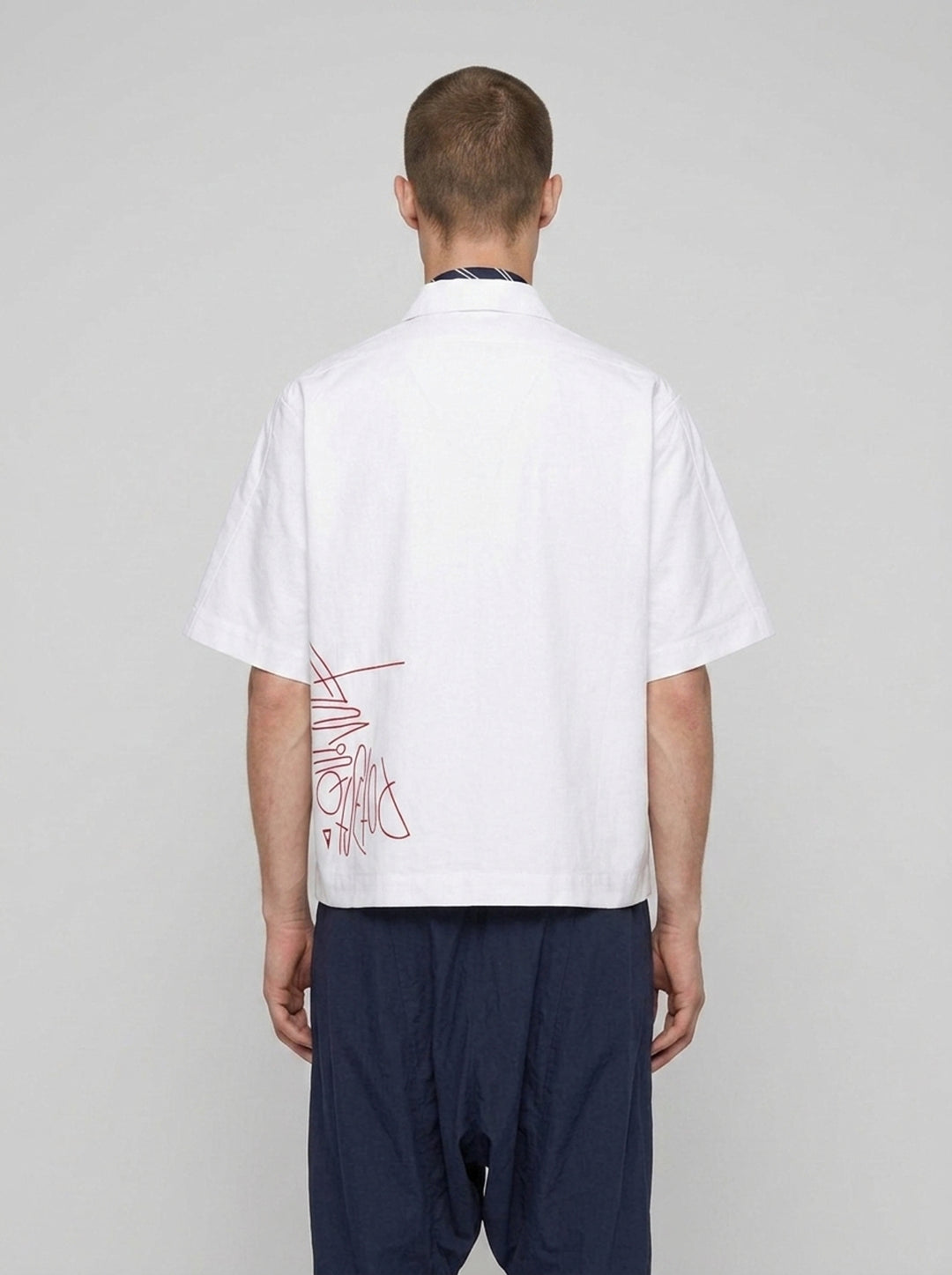 Slacker Zip-Up Shirt | Blackjack | Club21 - back