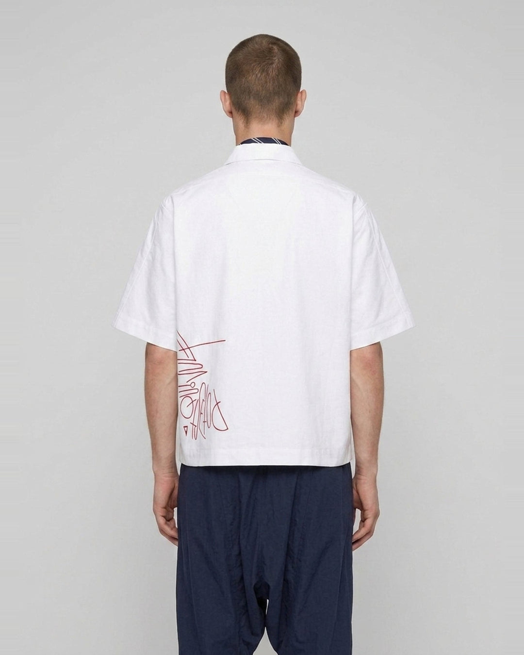 Slacker Zip-Up Shirt | Blackjack | Club21 - back
