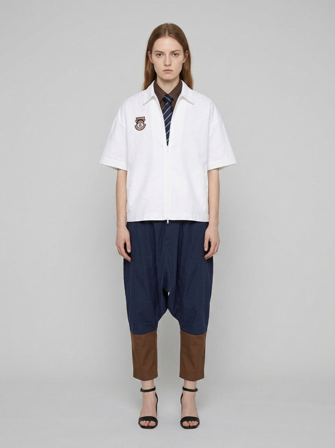 Slacker Zip-Up Shirt | Blackjack | Club21 - front female
