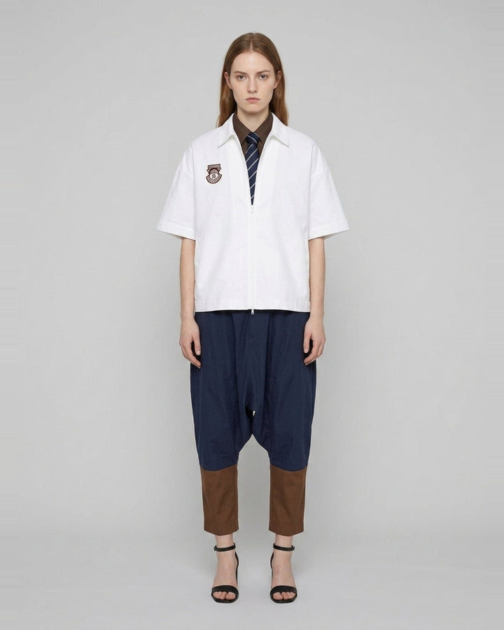 Slacker Zip-Up Shirt | Blackjack | Club21 - front female