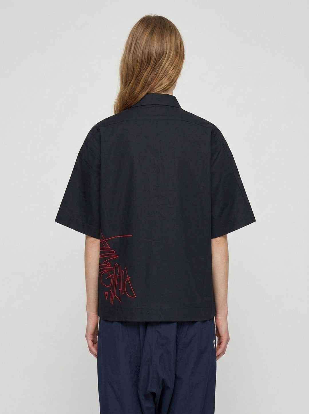 Slacker Zip-Up Shirt | Blackjack | Club21 - back female