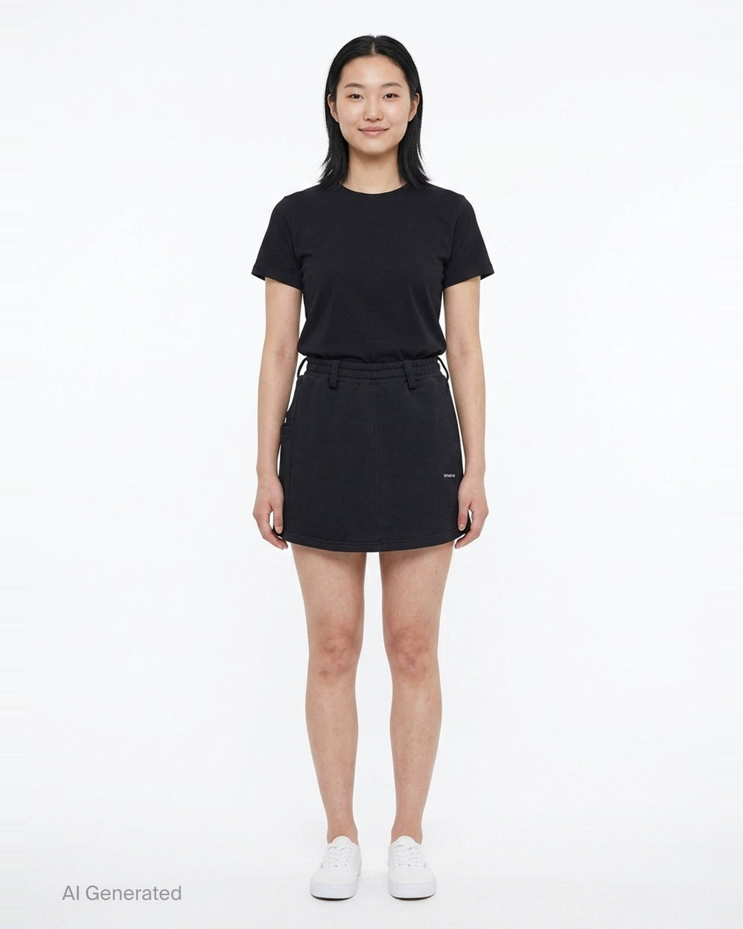 Giant Front Volume Sweat Mini Skirt | Bonbom | Club21 - front