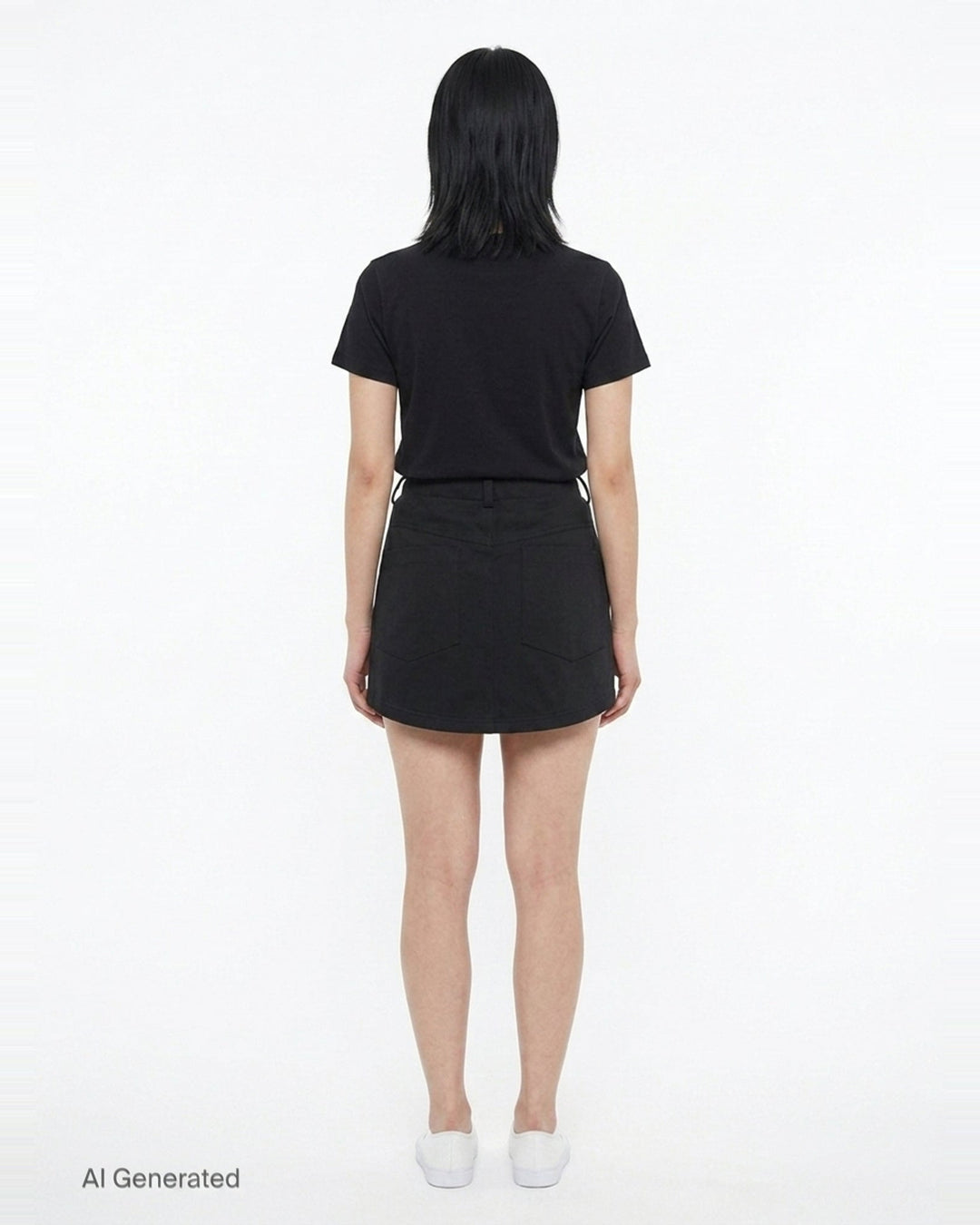 Giant Front Volume Sweat Mini Skirt | Bonbom | Club21 - back