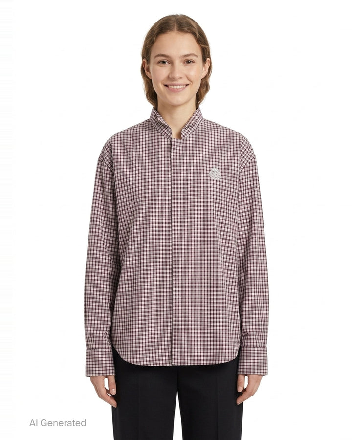 Wingtip Collar Long Sleeve Shirt | Bonbom | Club21 - front