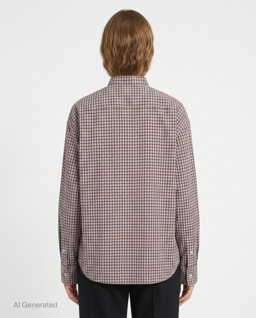 Wingtip Collar Long Sleeve Shirt | Bonbom | Club21 - back
