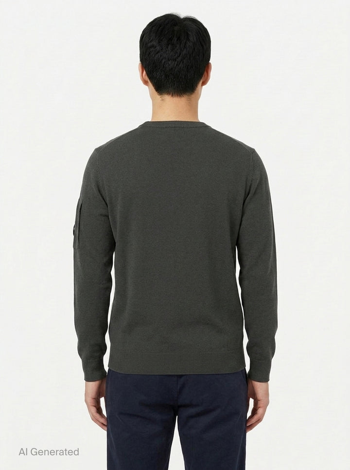 Extrafine Merino Wool Lens Sweater | C.P. Company | Club21 - back