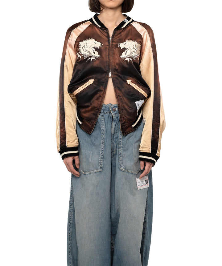 크롭 수비니어 재킷