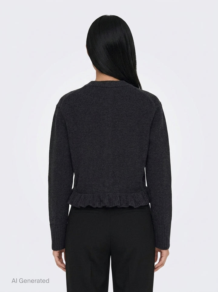 Fibbie Recycled Cashmere Cardigan | Cecilie Bahnsen | Club21 - back