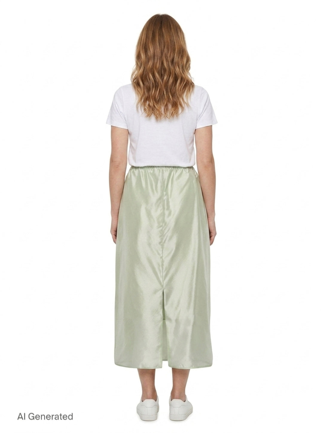 Hybrid Organza Midi Skirt | Cecilie Bahnsen | Club21 - back