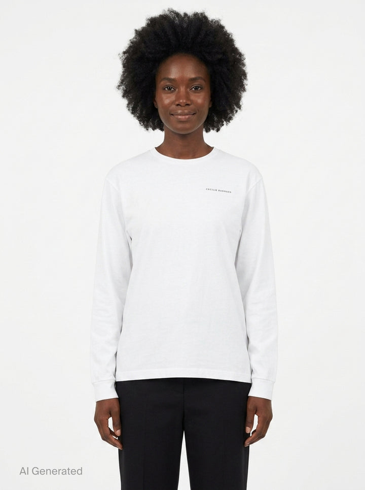 Lily Long Sleeve Tee | Cecilie Bahnsen | Club21 - front